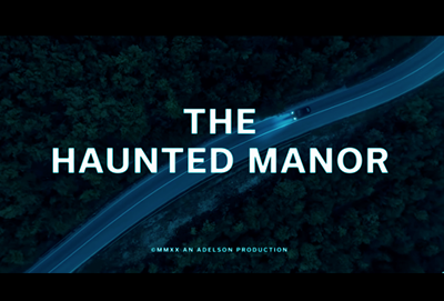 A screenshot of the SNL skit The Haunted Manor
