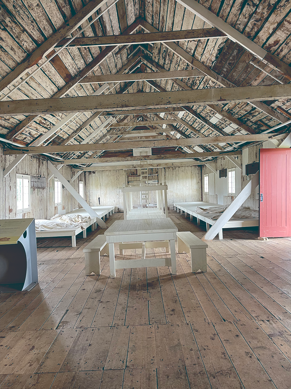 A quarantine shed for typhus patients